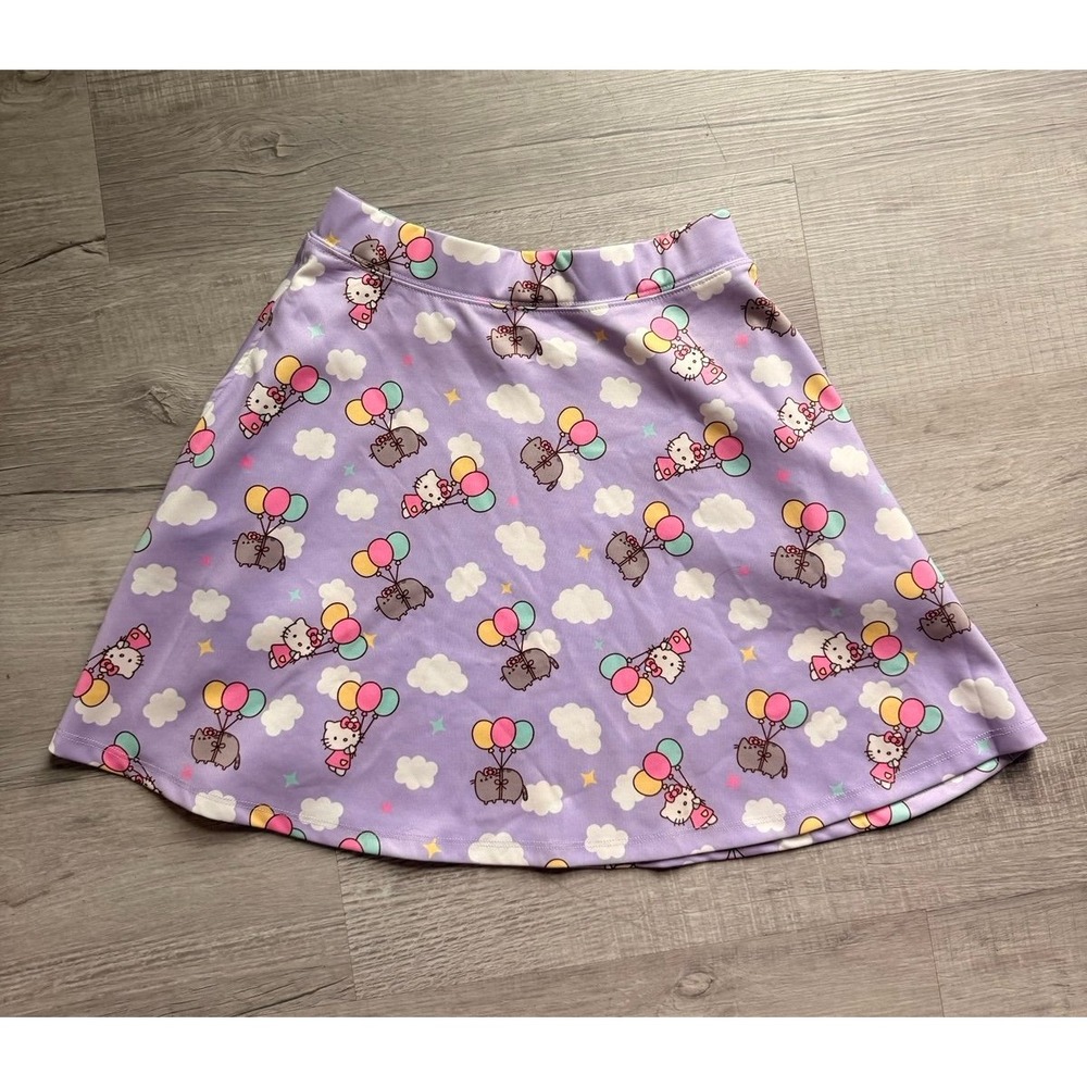 Hello Kitty X Pusheen Lavender Skirt with pockets women's small - Picture 9 of 10